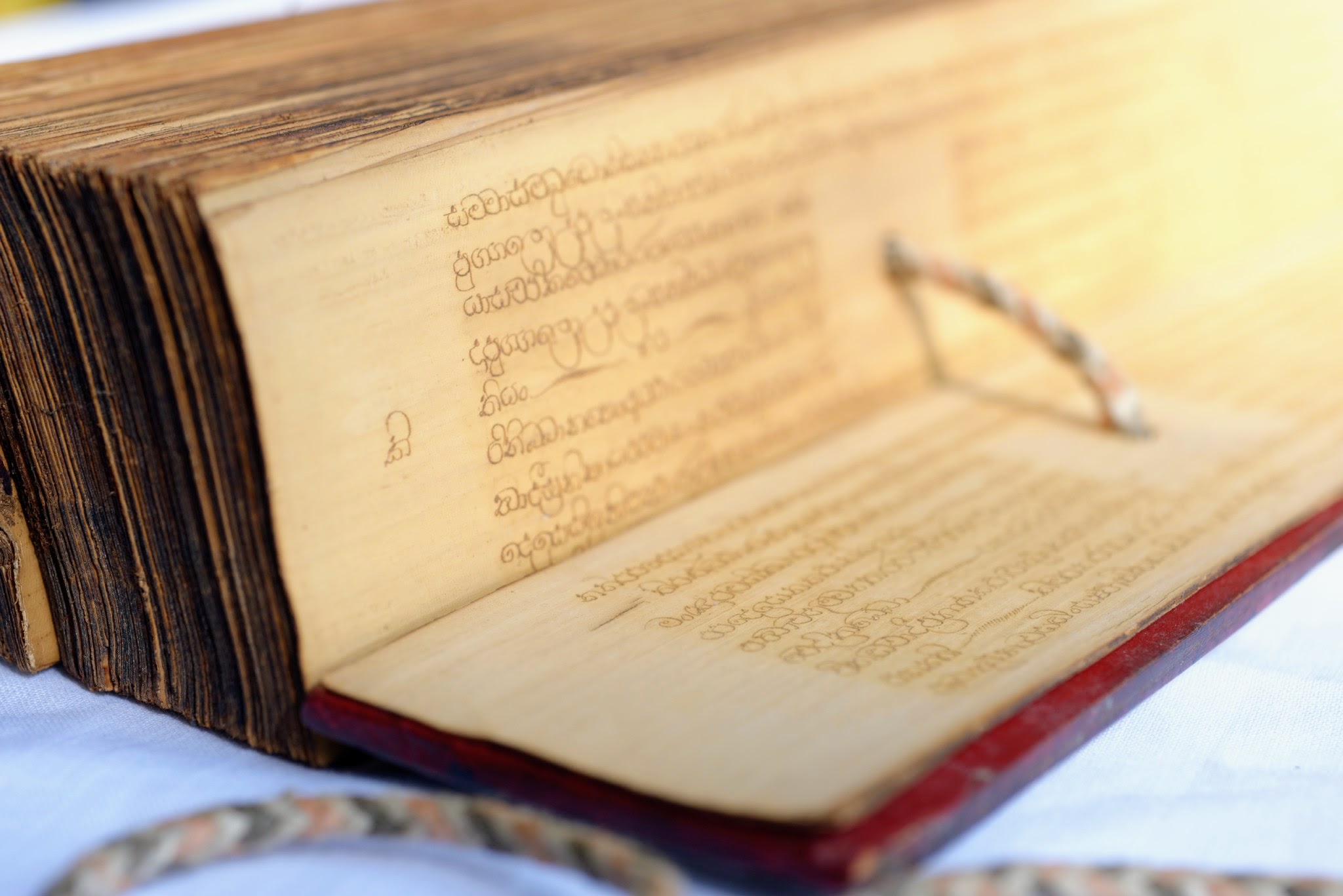 Ola Leaf Manuscripts &copy; Janaka Samarakoon - Suriyakantha CAC Pvt Ltd.